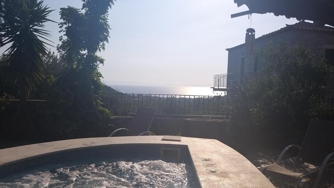 Villa Onar A Stone House With Amazing View Stoúpa Dış mekan fotoğraf