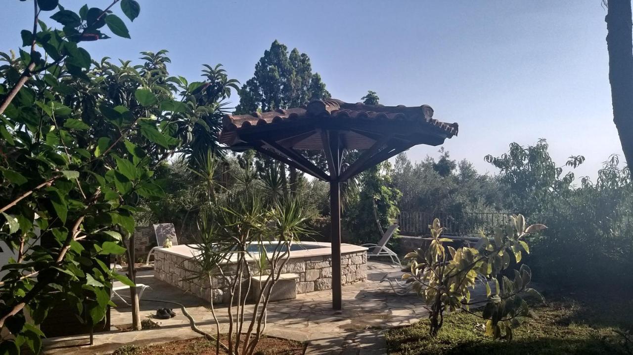 Villa Onar A Stone House With Amazing View Stoúpa Dış mekan fotoğraf