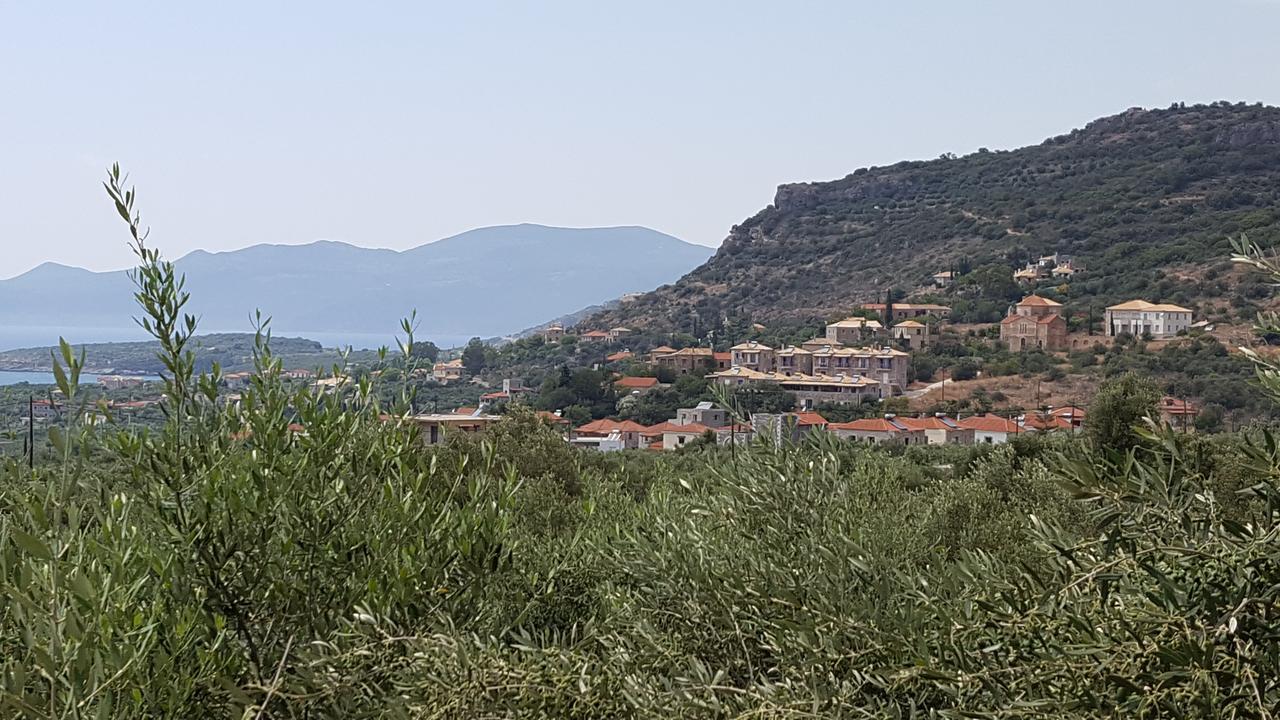 Villa Onar A Stone House With Amazing View Stoúpa Dış mekan fotoğraf